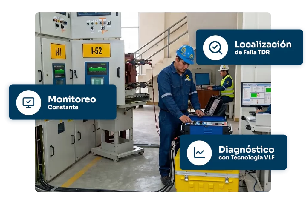 Diagnóstico y monitoreo predictivo de fallas eléctricas
